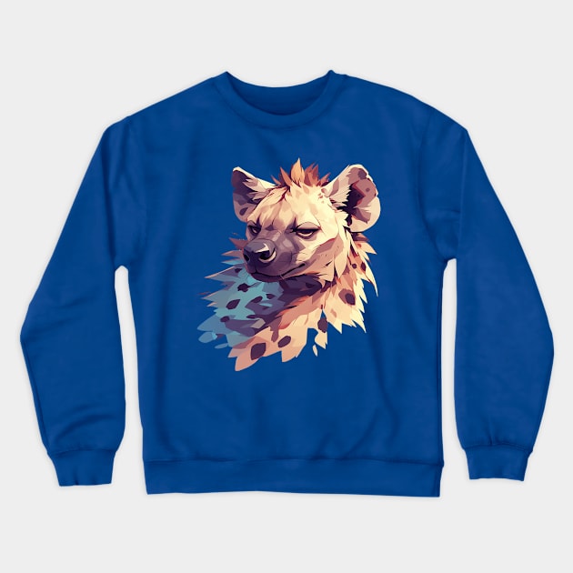 hyena Crewneck Sweatshirt by Stephanie Francoeur Art